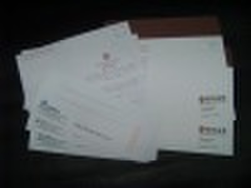 Color printing envelopes with custom service