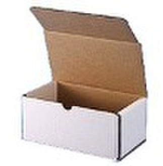 White Mailer Box with A Flap