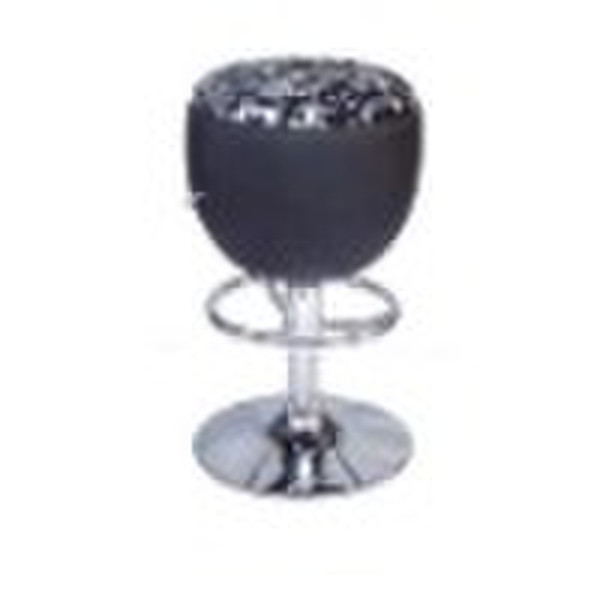 BLACK PU chair round seat.SM-113B