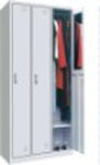 3 doors steel wardrobe