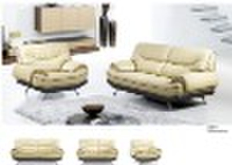 Modern Leather Sofa Set (2081#)