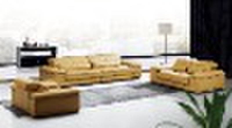 Foshan modern leather sofa/ Living room sofa 633#