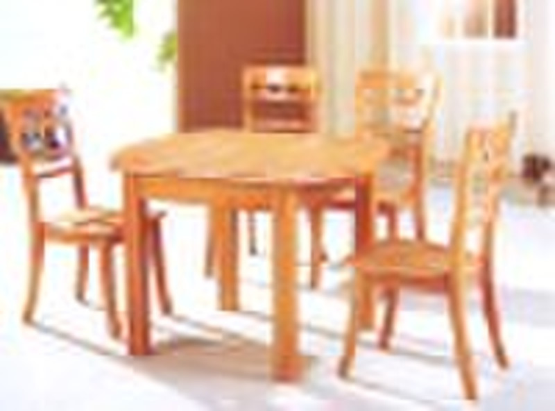 solid wood dining table