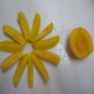 Gefrorene gelbe Pfirsiche (1/8 Cut)