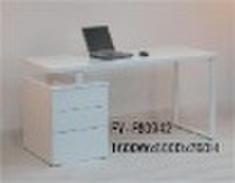 computer table with MDF high glossy PU painting