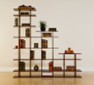 wooden book rack/ modern display shelves