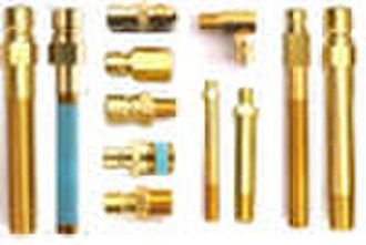 Brass pipe nipple , mold standard component