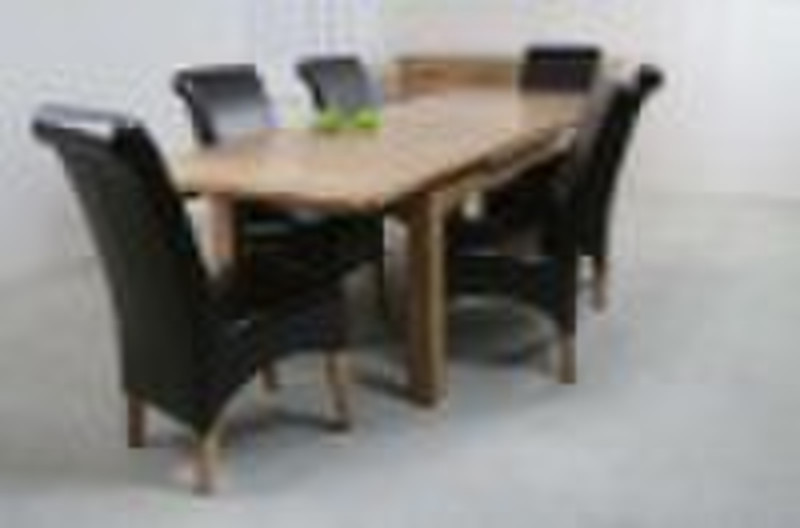 Dining Table & Dining Chair (DT-515C-oak &