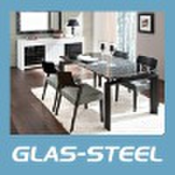 2011 New Home Furniture Modernes Glas Dinner Table