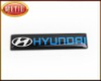 Hyundai Aluminum Klebstoff Auto-Logo-Aufkleber