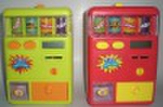 bank & toys vending machine (plastic toy/play