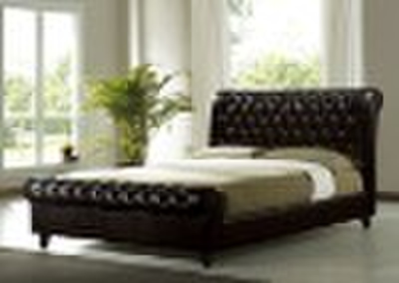 Leather bed B1022