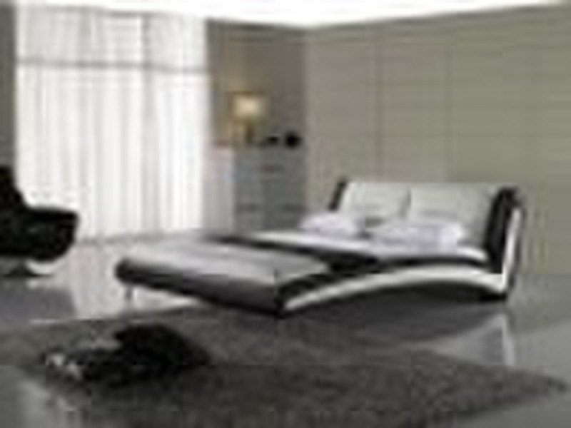 Leather bed B1037