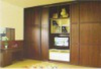 Sliding Door Wardrobe With T/V Cabinet