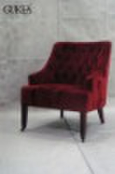 Red velvet Sofa chair (GK203)
