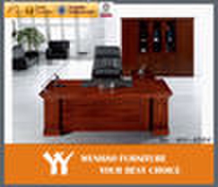 luxury MDF stick veneer office desk WH-858