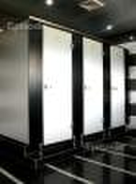Toilet cubicles system with stainless steel access