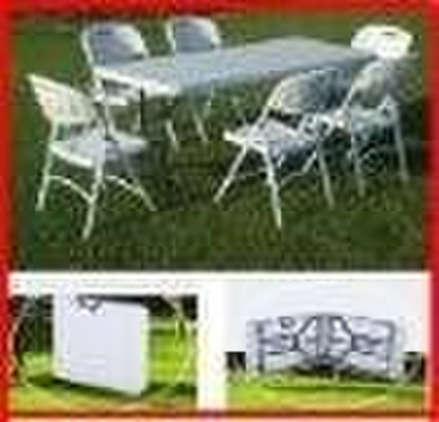 morden plastic foldable table for outdoor furnitur