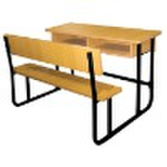 double school desk and chair, new product,HA 37