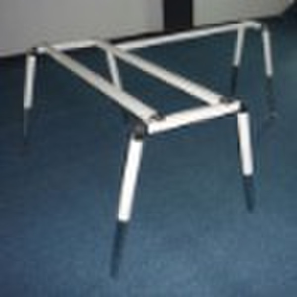 metal L office desk frame