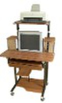 round pipe computer desk