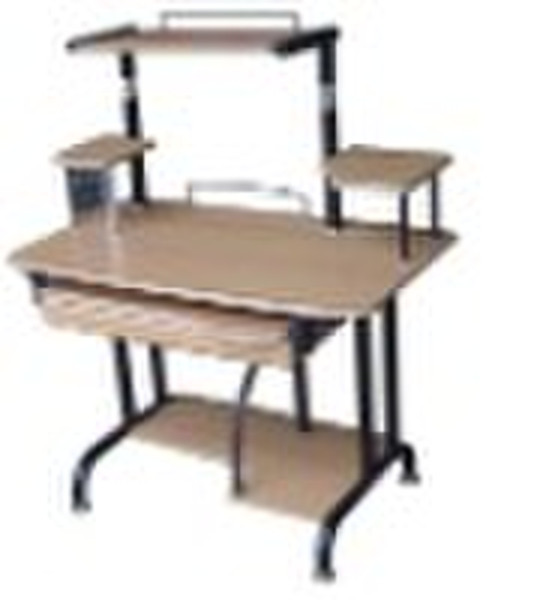 wooden computer desk