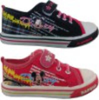 JF062 eye-catching children canvas shoes