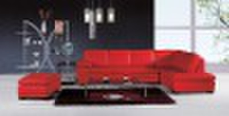 Modern fabric corner sofa set