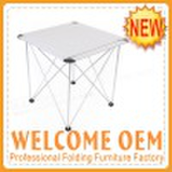 folding aluminum table