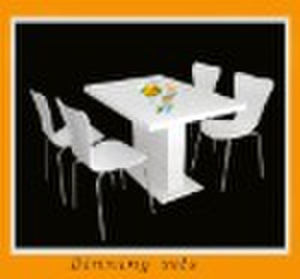 square high gloss dining table