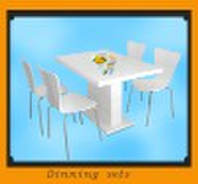 modern high glossy dining table