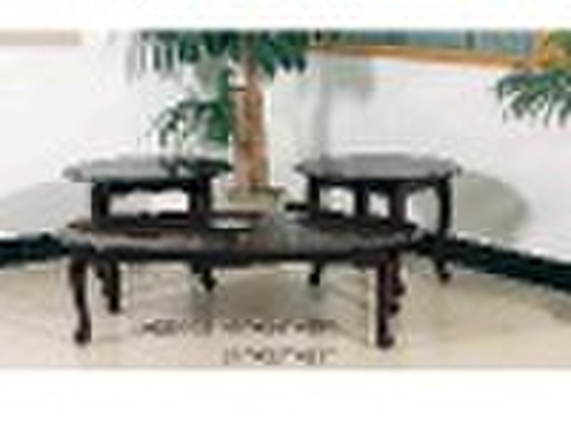 solid wood leg  & mdf with veneer coffee table