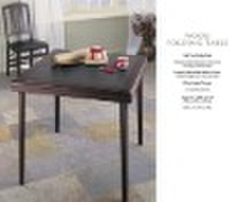 wooden folding table & chair