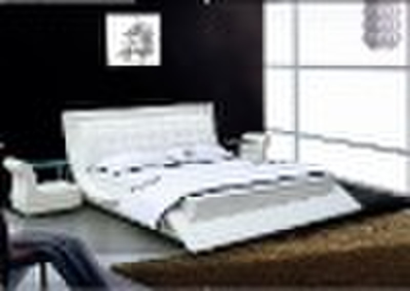 Modern Leather Bed