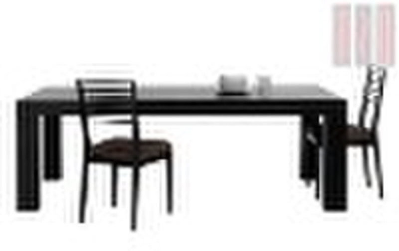 dark brown dining table set