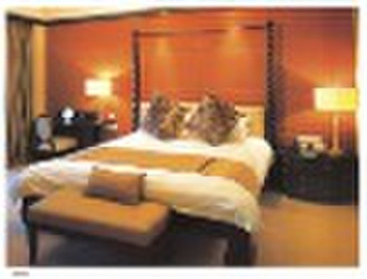 Hotel Bedroom Set (Malaysia Gummi Holz Polsterung