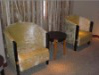 Chair and table(Malaysia rubber wood 0.6mm thk wal