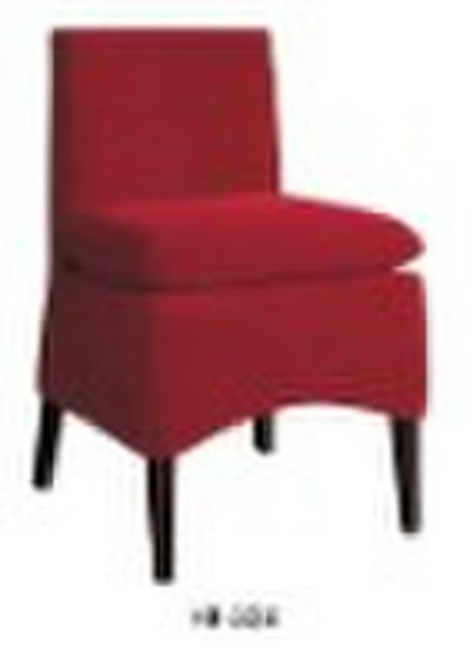 Dining chair(Malaysia rubber wood upholstery fabri
