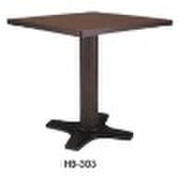Dining table(Malaysia rubber wood walnut veneer HB