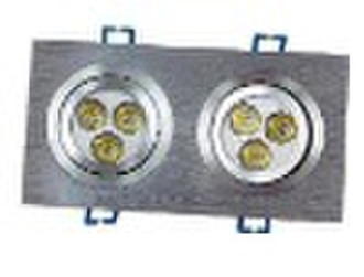 High Quality New 6W Dimmable led Downlight (Rectan