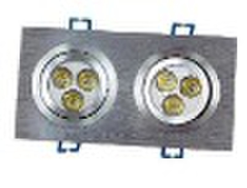 High Quality New 6W Dimmable led Downlight (Rectan