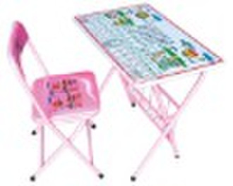 children desk and chair