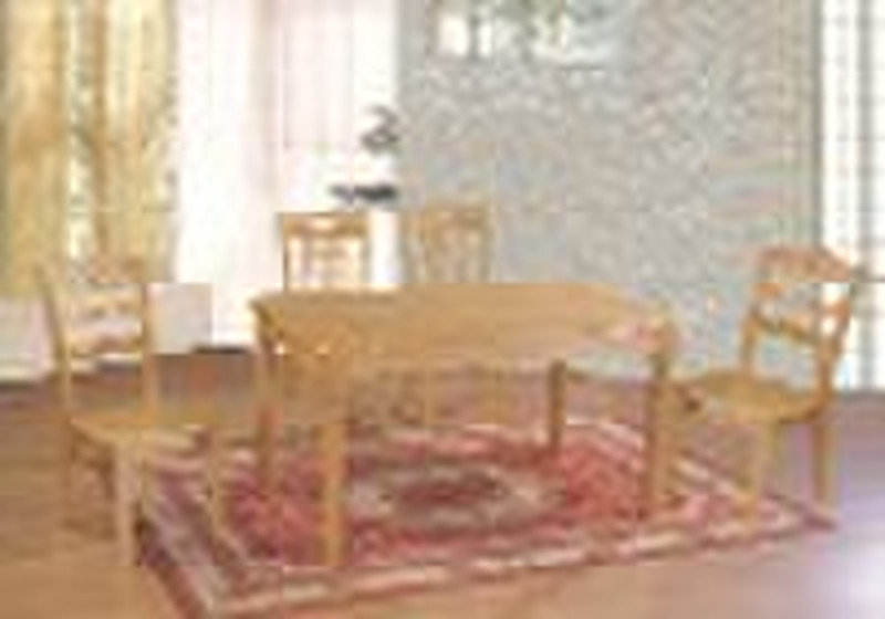 2010Natural oak wooden dining table F07#