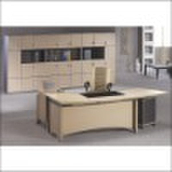 Modern Panel Office Desk 7M-16A, Yellow