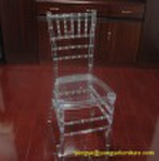 crystal resin tiffany chair