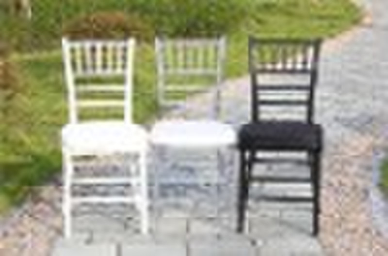 ballroom resin chiavari chair with pad