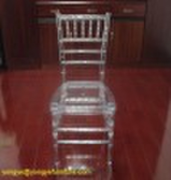 crystal resin tiffany chair