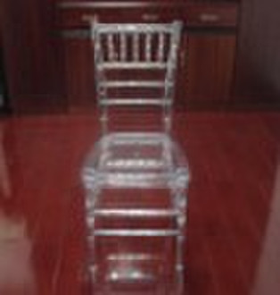 crystal plastic chiavari chair