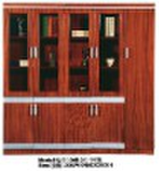 Zebra Wood 5-Door Bookcase 09A-2B#