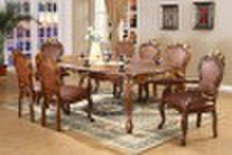 hand carved dining table sets